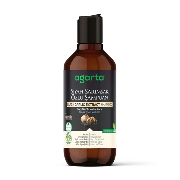 Agarta Siyah Sarımsak Özlü Şampuan 400ml