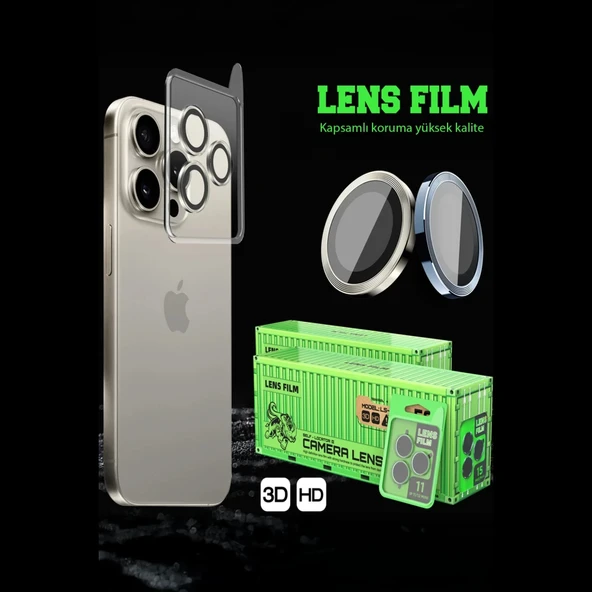 Apple iPhone 17 Pro Raze Metal Kamera Lens - 2