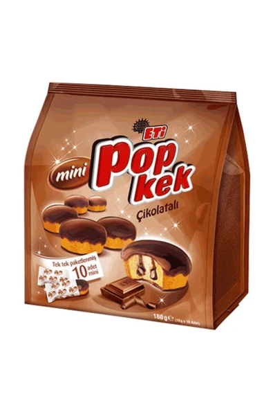 Eti Popkek Mini Çikolatalı 180 Gr ürün görseli