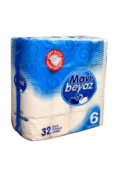 Mavı Beyaz Tuvalet Kagıdı 32 li ürün görseli 1