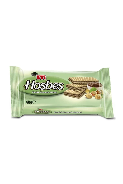 ETİ Hoşbeş Fındık Kremalı Gofret 40 gr