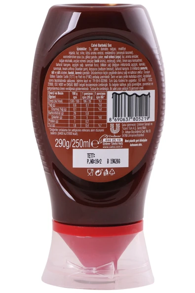 Calve Barbekü Sos 290 G - Resim 2