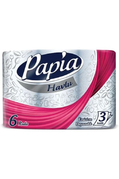 PAPIA HAVLU 6 LI ürün görseli