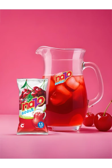 NAZO Vişne Aromalı Toz Içecek 24'lü - Resim 5