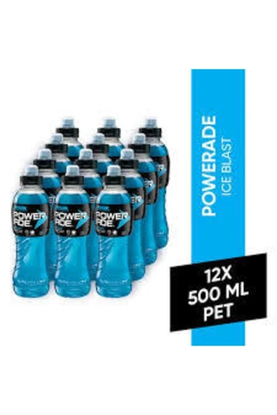 Powerade Ice Blast Pet 500 Ml X 12 - Resim 2