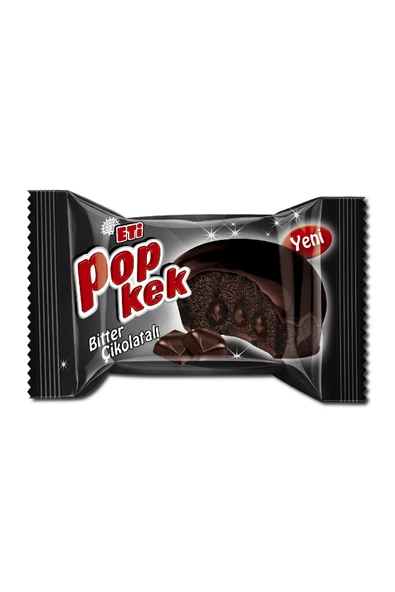 ETİ Popkek Bitter Çikolatalı Kek 55 g x 24 Adet - Resim 4