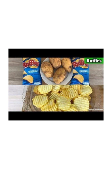 Doritos Ruffles Orjinal Sade Patates Cips 4 Adet x 107 Gram - Resim 3