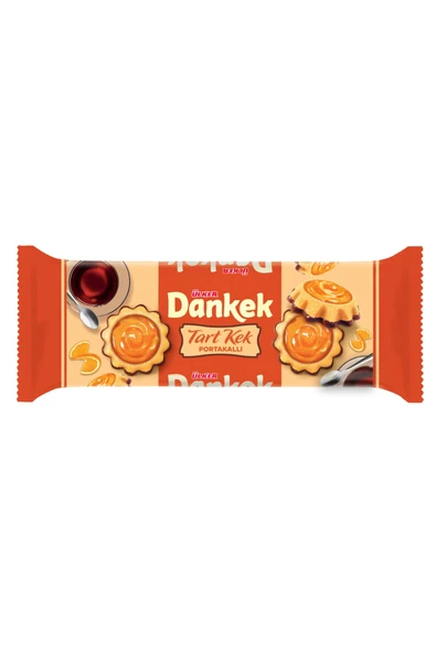 ÜLKER Dankek Tart Kek Portakallı 180g ürün görseli
