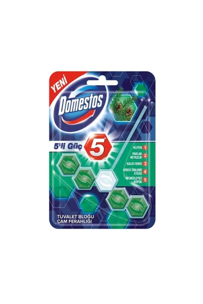 2'li Domestos WC Blok 55 Gr. Cam Ferahlığı ürün görseli 1