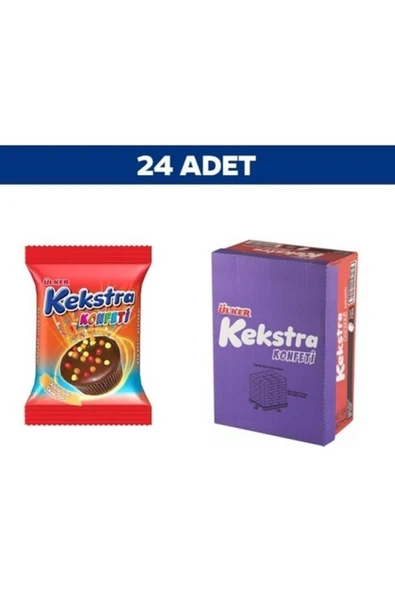 ÜLKER Kekstra Konfeti Kakaolu 38 Gr X 24 Adet ürün görseli