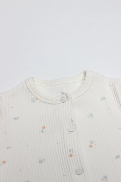 Bistyle Bloom White Tulum 15113 Ekru Gül Kurusu - 2