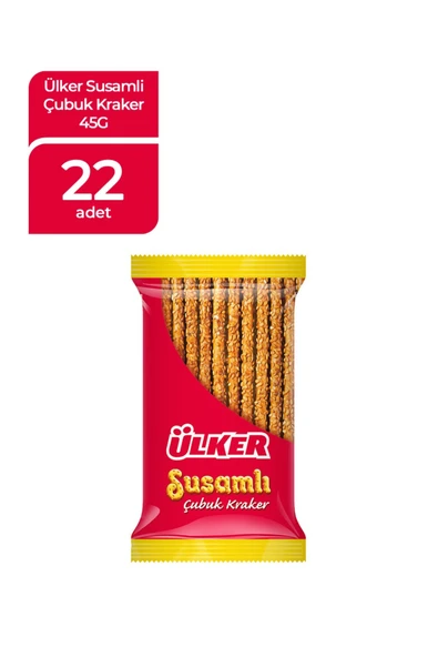 ÜLKER Susamlı Çubuk Kraker - 45 gram - 22 Adet ürün görseli 1