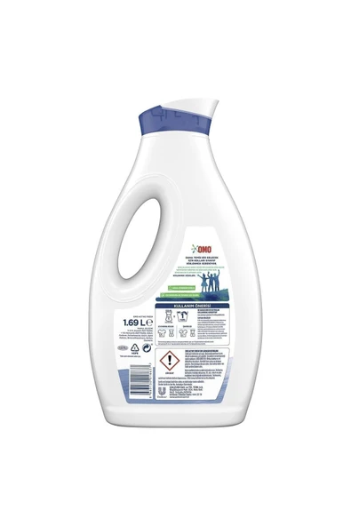 OMO Sıvı Deterjan Active Fresh Beyazlar 26 Yıkama 1690 Ml - Resim 3