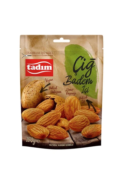 TADIM Çiğ Badem 180 g ürün görseli