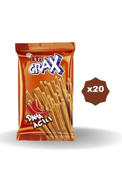 ETİ Crax Acılı 50 Gr X 20 Adet ürün görseli