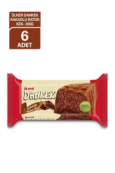 ÜLKER Dankek Kakaolu Baton Kek 6 Adet ürün görseli
