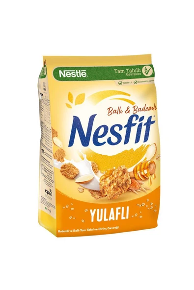 Nesfit Ballı Bademli Tam Tahıl ve Pirinç Gevreği 400 g ürün görseli 1