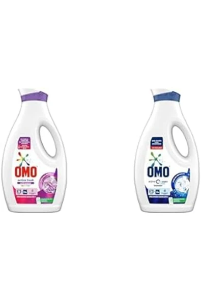 Omo Sıvı Deterjan Seti (RENKLİLER BEYAZLAR, 2X1690ML) ürün görseli 1