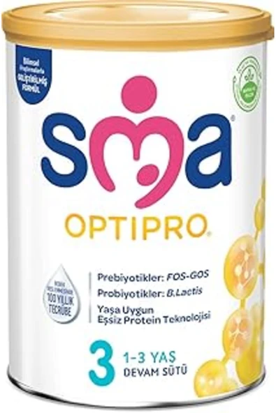 Sma Optipro 3 Devam Sütü (1-3 Yaş, 400 G)