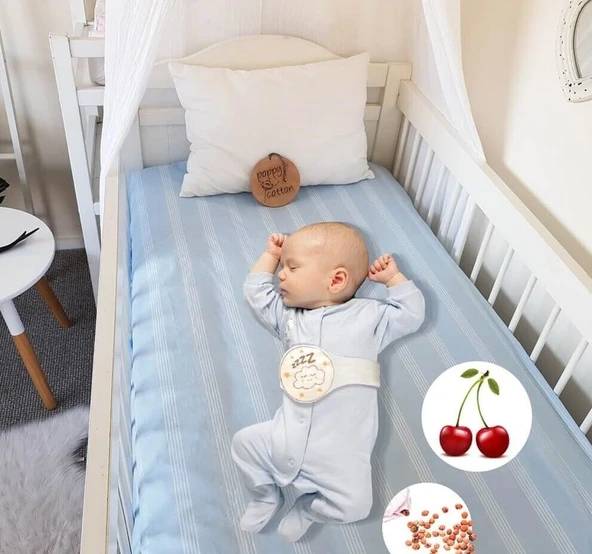 BabyJem Kiraz Çekirdekli Gaz Giderici Kemer 429 Gül Kurusu - 3