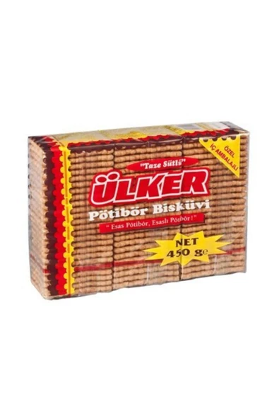 ÜLKER Pötibör Sade 450gr x 10 Adet ürün görseli