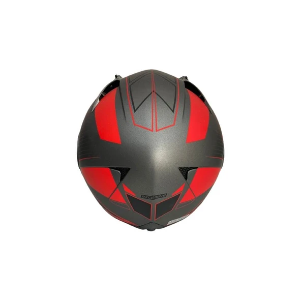 JK20 Çene Açılır Güneş Vizörlü Motosiklet Kaskı Kırmızı XL Beden Baş Çevresi: 61-62CM - Resim 6