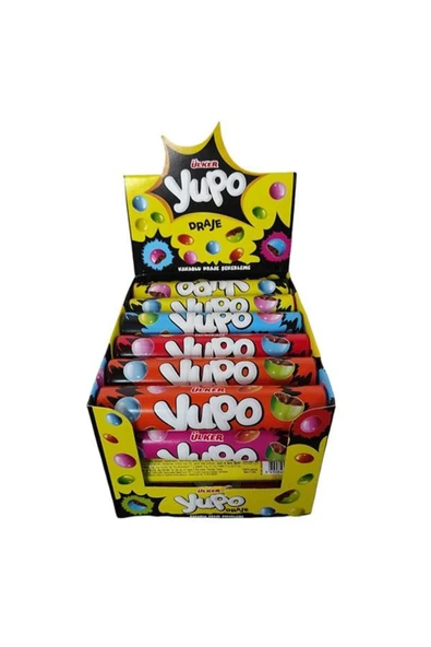 ÜLKER Yupo Silindir Renkli Draje (24 Adet) ürün görseli 1