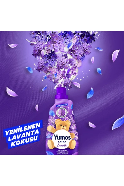 Yu moş Extra Konsantre Çamaşır Yumuşatıcısı Lavanta 1440 ML 60 Yıkama 1 Adet - 6