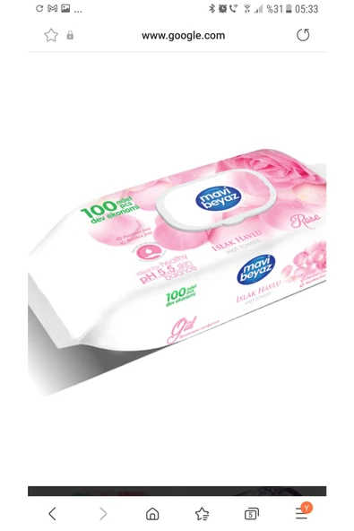 Islak Havlu Çiçek Seri Gül 24’lü Koli ürün görseli 1