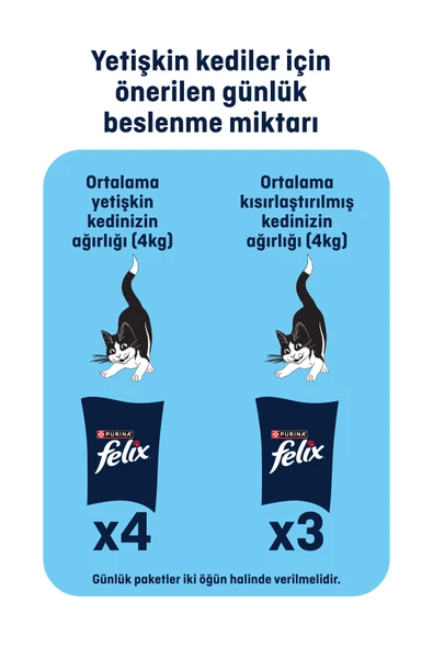 FELİX Tavuklu Yetişkin Kedi Pouch - Resim 4