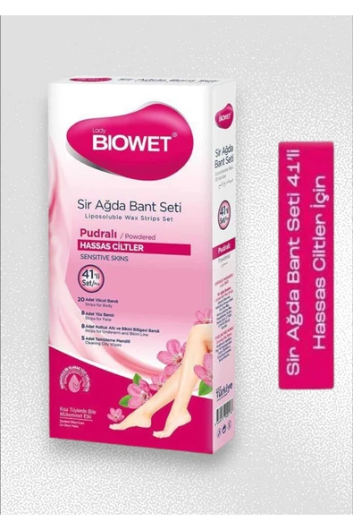 BIOWET SİR AĞDA BANT SETİ 41Lİ - PUDRALI ürün görseli 1