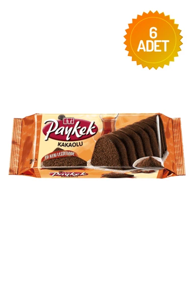 ETİ Paykek Kakaolu 200 Gr (6 Adet) ürün görseli