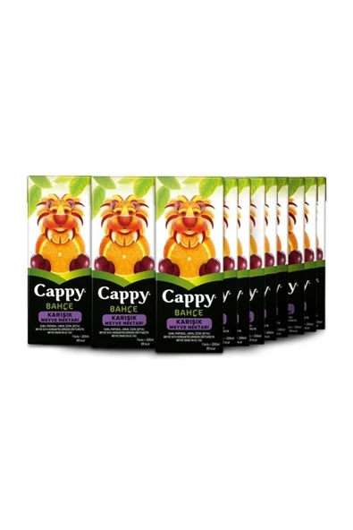 Cappy Karışık Meyve Nektarı Tetra 200 Ml (27 Adet) ürün görseli