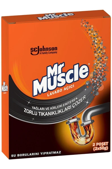 MrMusc le Granül Lavabo Açıcı 2'li Paket 2x50g