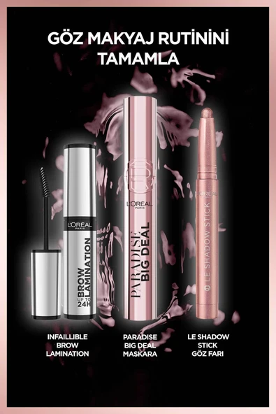 L'Oreal Paris Paradise Big Deal Maskara - Siyah - Resim 8