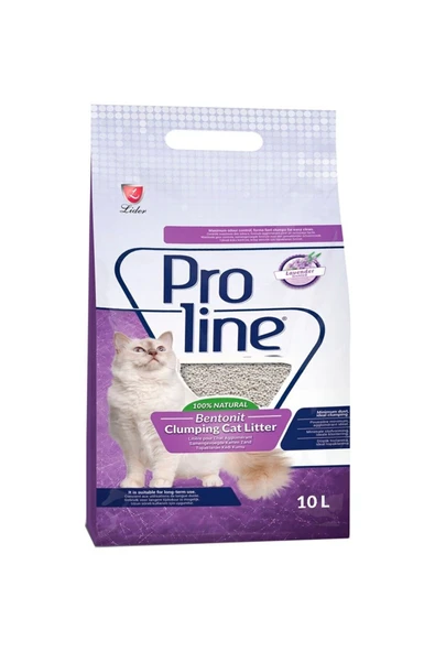 PROLİNE Lavanta Kokulu Topaklanan 10 lt Bentonit Kedi Kum ürün görseli