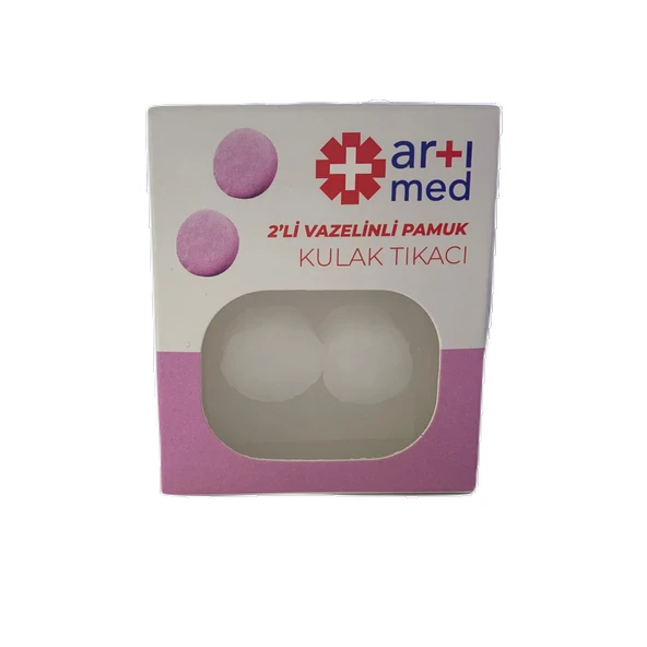 ARTIMED VAZELİNLİ PAMUK KULAK KORUYUCU ürün görseli