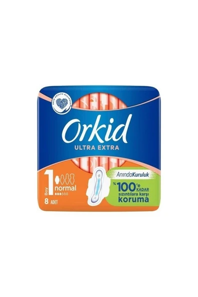 ORKİD Hijyenik Ped Ultra Extra Tekli Normal - Resim 2