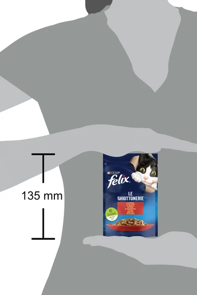 FELİX Sığır Etli Yaş Kedi Maması 85 gr - Resim 4