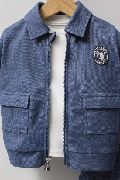 U.S. Polo Assn 3'lü Takım USB2597 Mavi - 3