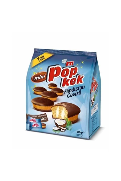 ETİ Popkek Mini Hindistan Cevizli Kek 180 gr ürün görseli