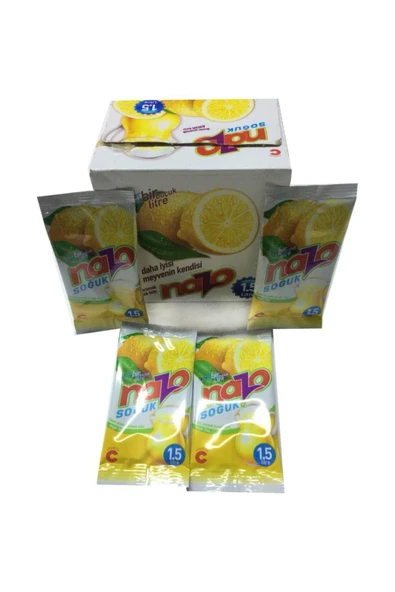NAZO Limon Aromalı Içecek Tozu 9 gr 24'lü - Resim 6