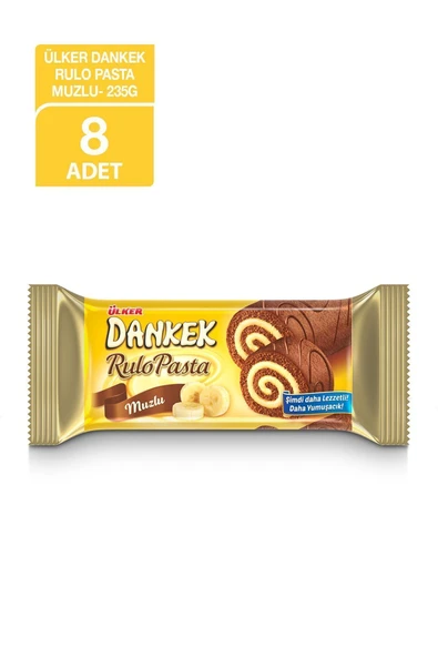 ÜLKEE Dankek Rulo Pasta Muzlu 8 Adet ürün görseli