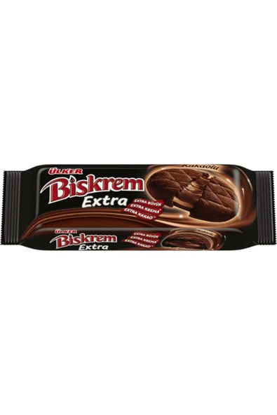 ÜLKER Biskrem Extra Kakao Kremalı 12'li 184 G 12 Adet ürün görseli