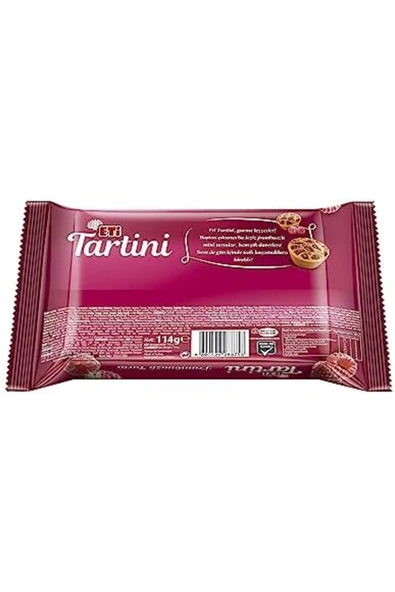 ETİ  Tartini Frambuazlı Turta 114 g x 14 Adet - Resim 3