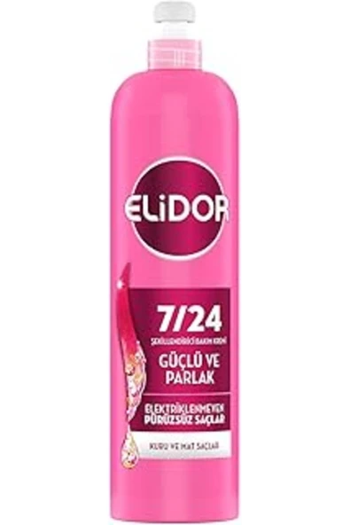 Elidor 7/24 Şekillendirici Saç Bakım Kremi Güçlü Ve Parlak Kuru Ve Mat Saçlar 240 Ml ürün görseli 1