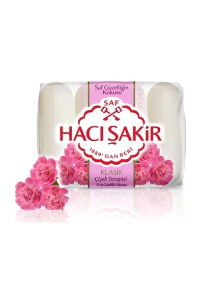 HACIŞAKİR Klasik Çiçek Terapisi El ve Güzellik Sabunu 4x70 gr ürün görseli 1