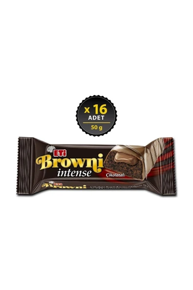 ETİ Browni İntense Çikolatalı Kek 50 g x 16 Adet ürün görseli