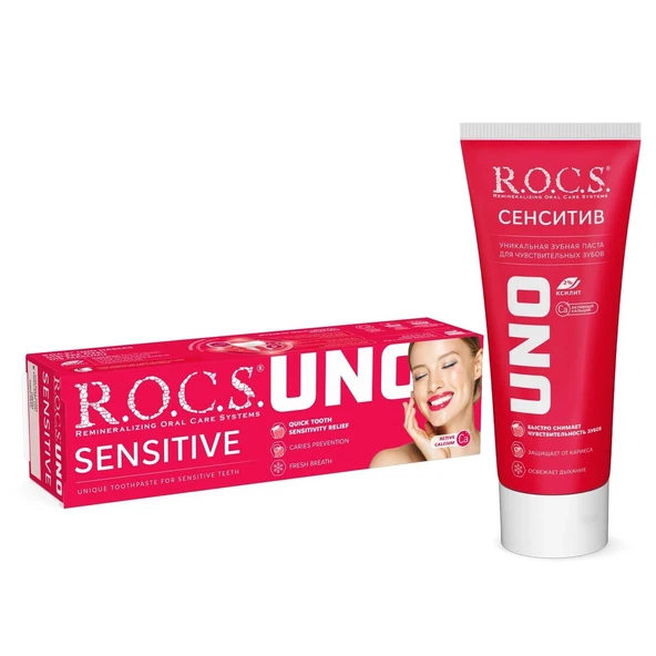 R.O.C.S.Uno Sensitive Hassas Dişlere Özel Diş Macunu 60 ml - 3