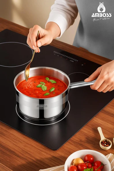 Saphire Paslanmaz Çelik Tüm Ocaklara Uygun Sosluk Sütlük 16 Cm ürün görseli